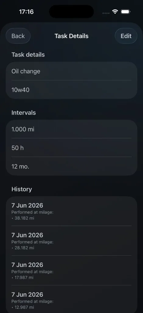 Servix flexible intervals screenshot